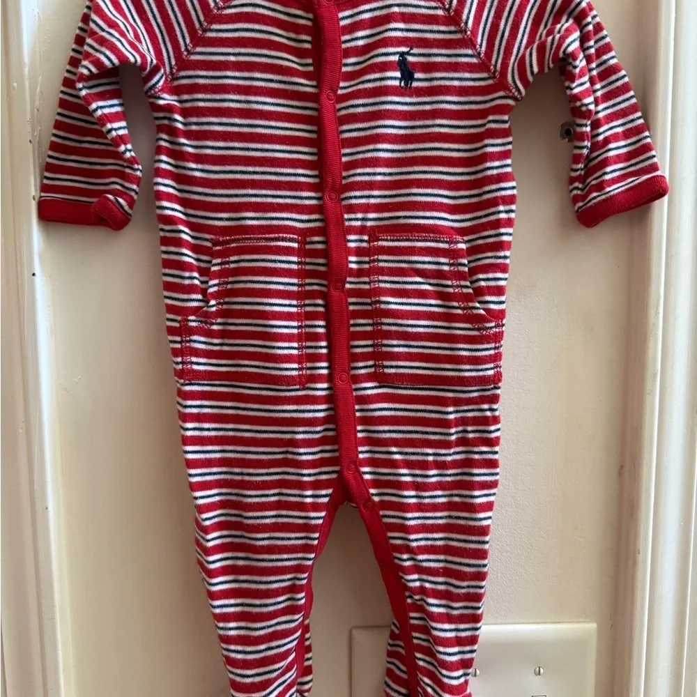 Ralph Lauren Footed Romper